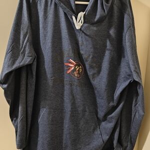 Men's Blue Graphic Hoodie